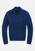 QUARTER ZIP RALPH LAUREN BLUE