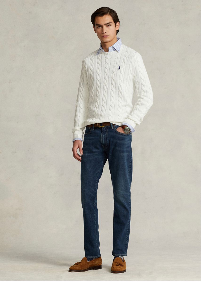 POLO RALPH LAUREN SWEATER WHITE