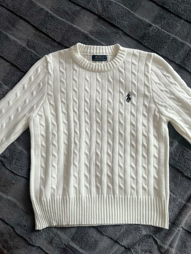 POLO RALPH LAUREN SWEATER WHITE